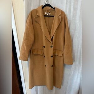 Free People Camel Coat